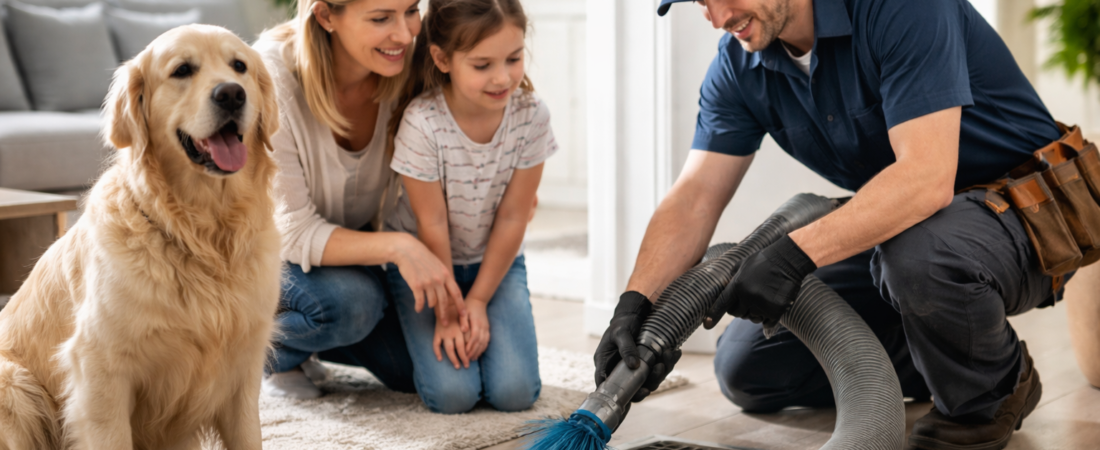 Top Benefits of Air Duct Cleaning for Homes With Pets, Kids & Allergies