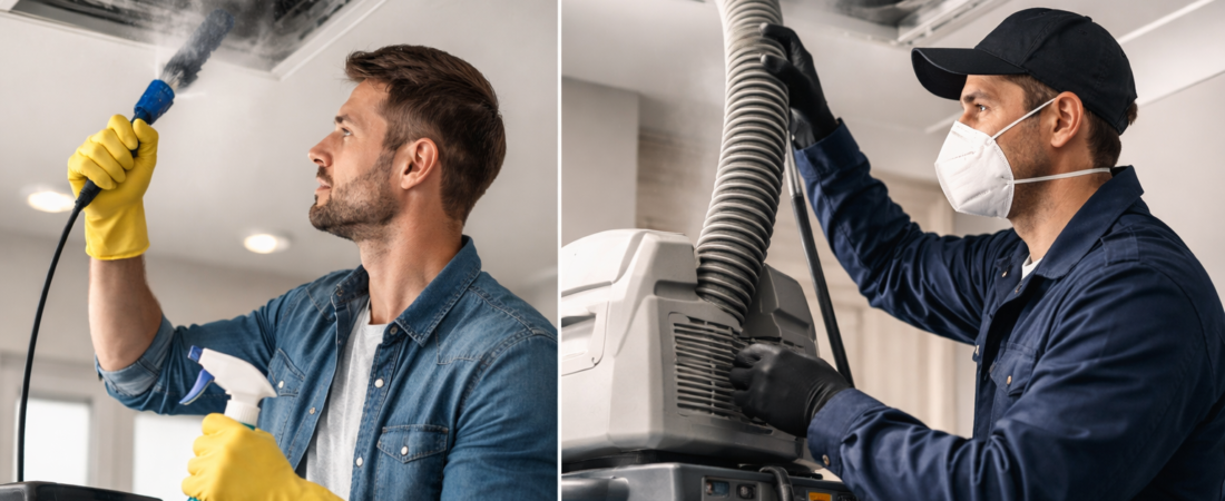 DIY vs Professional Air Duct Sanitizing: Which One Actually Works?