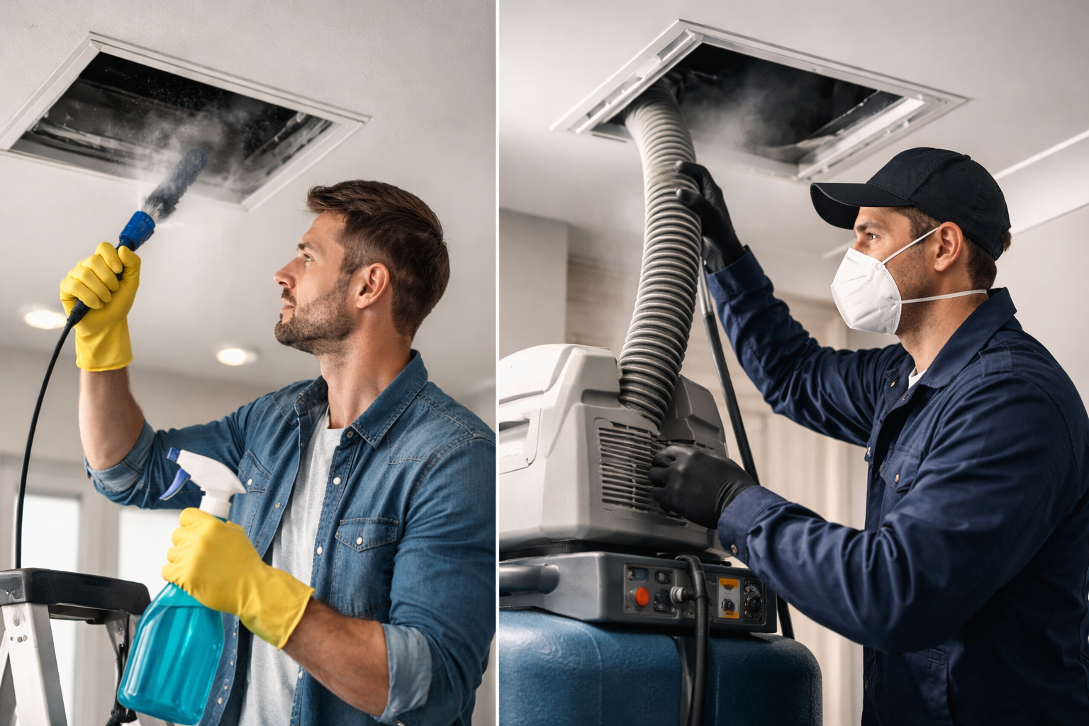 DIY vs Professional Air Duct Sanitizing: Which One Actually Works?